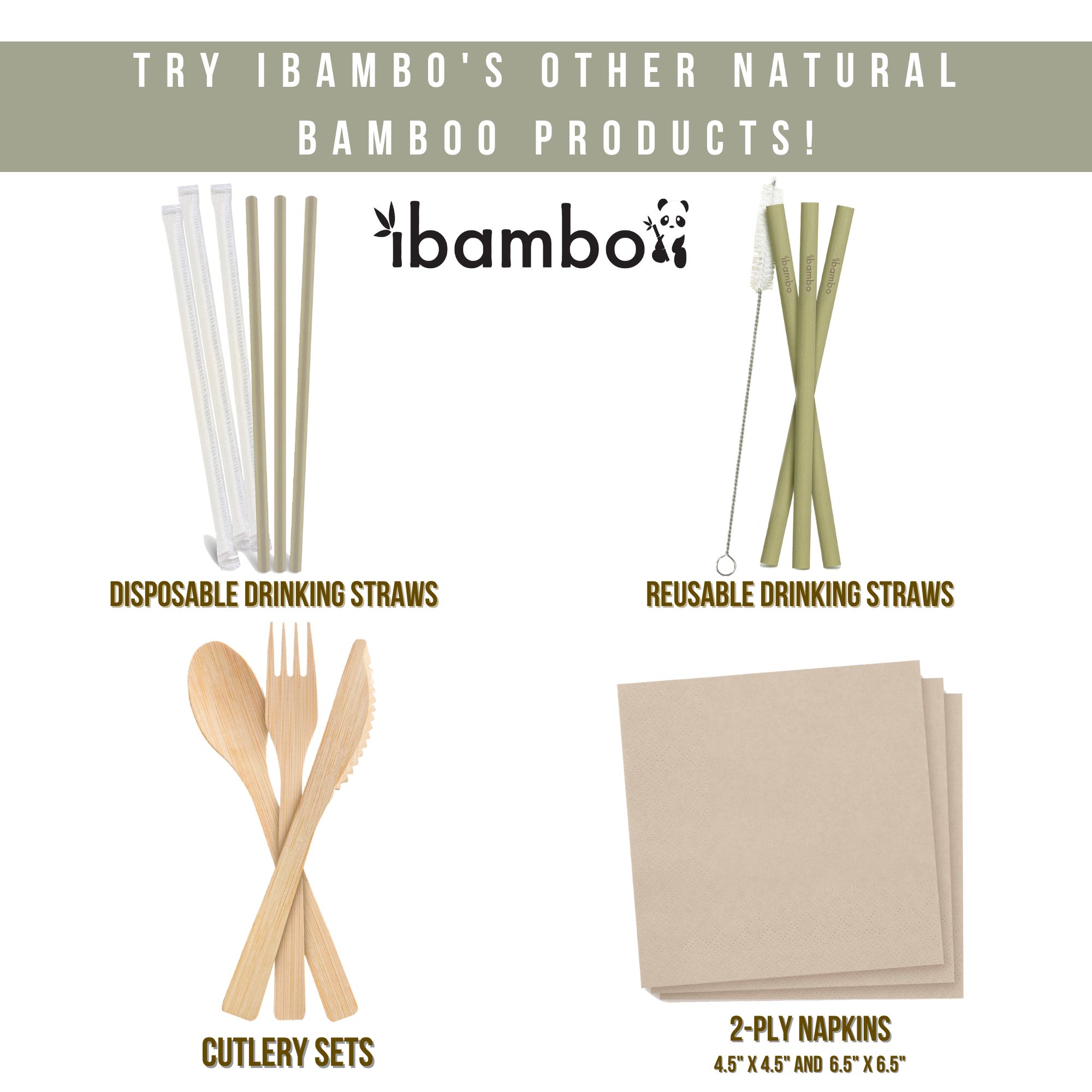 Bambu Deluxe Disposable Dinner Napkins
